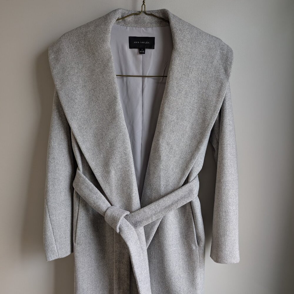 Ann Taylor Wool Blend Pea Coat S